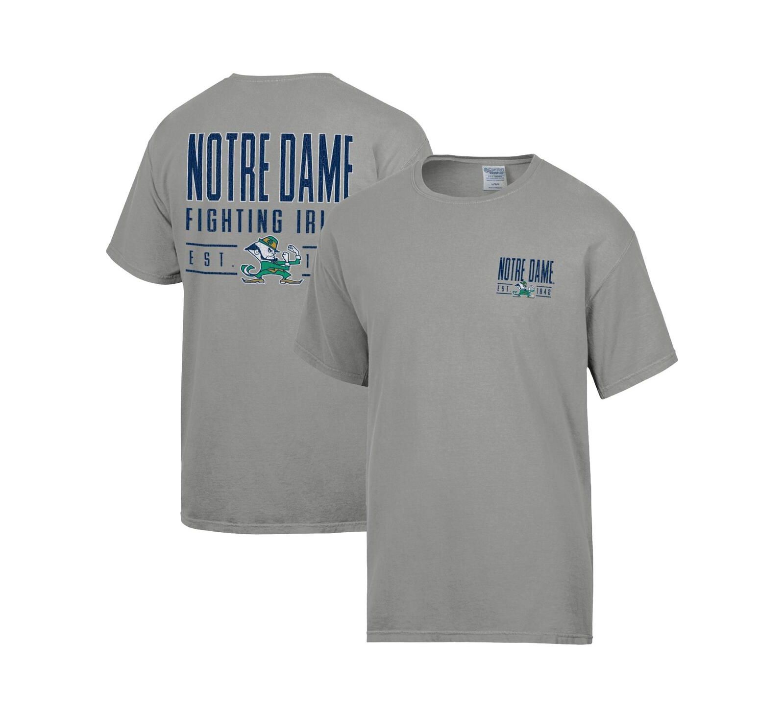 Comfortwash Мужская футболка Gray Notre Dame Fighting Irish