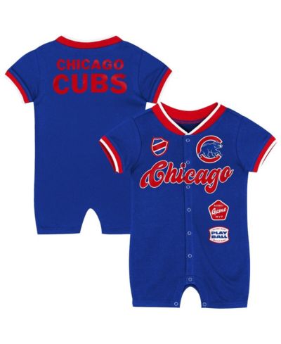 Outerstuff Baby Boys and Girls Royal Chicago Cubs Pinch Coverall