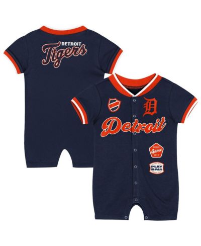 Outerstuff Baby Boys and Girls Navy Detroit Tigers Pinch Coverall