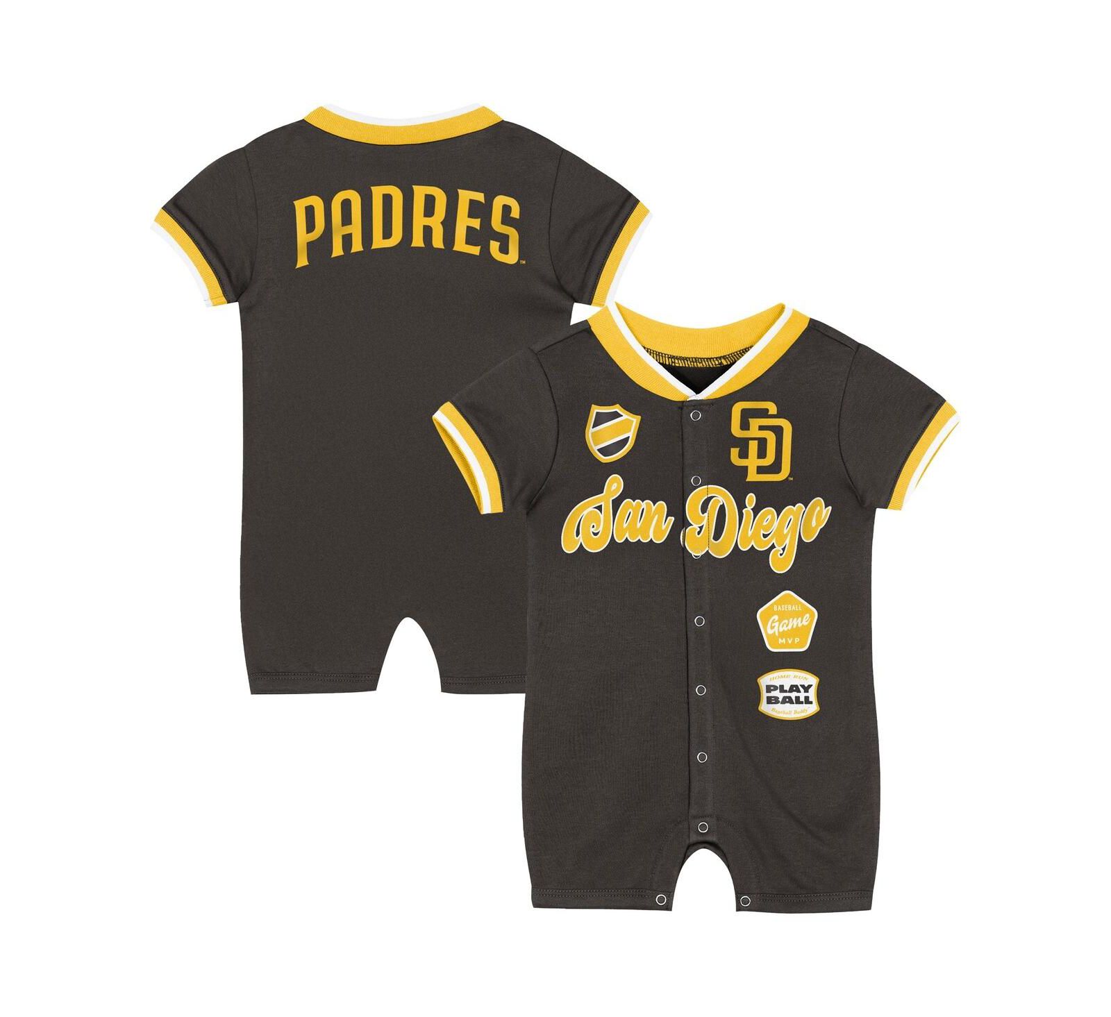 Детский комбинезон Outerstuff Brown San Diego Padres Pinch Coverall
