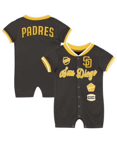 Outerstuff Baby Boys and Girls Brown San Diego Padres Pinch Coverall