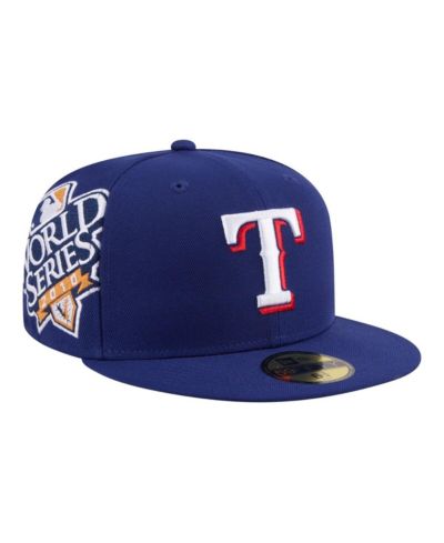 Мужская кепка New Era Texas Rangers Hidden Hit 59FIFTY, королевский синий