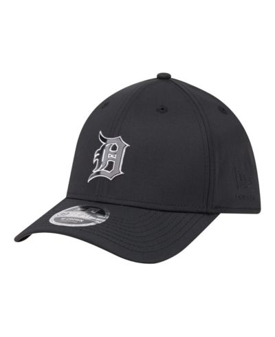 New Era Men's Black Detroit Tigers Metallic 39THIRTY M-Crown Flex Hat
