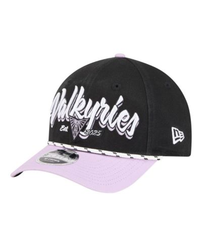 New Era Men's and Women's Eclipse Black/Violet Golden State Valkyries Team Loyal Script Two-Tone M-Crown 9FORTY Adjustable Hat
