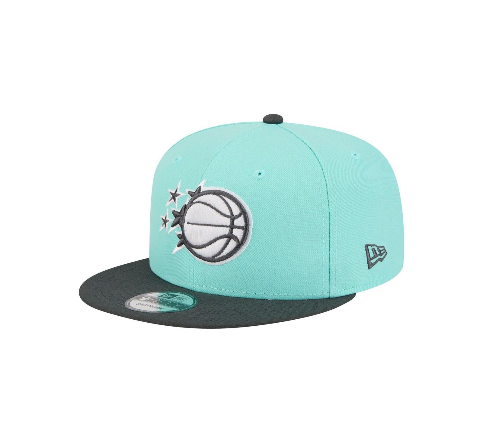 New Era Men's Turquoise/Charcoal Orlando Magic Color Pack Two-Tone 9FIFTY Snapback Hat