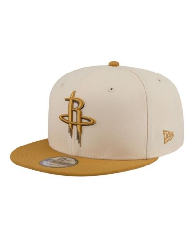 Мужская кепка New Era Cream/Tan Houston Rockets Two-Tone Color Pack 9FIFTY Snapback