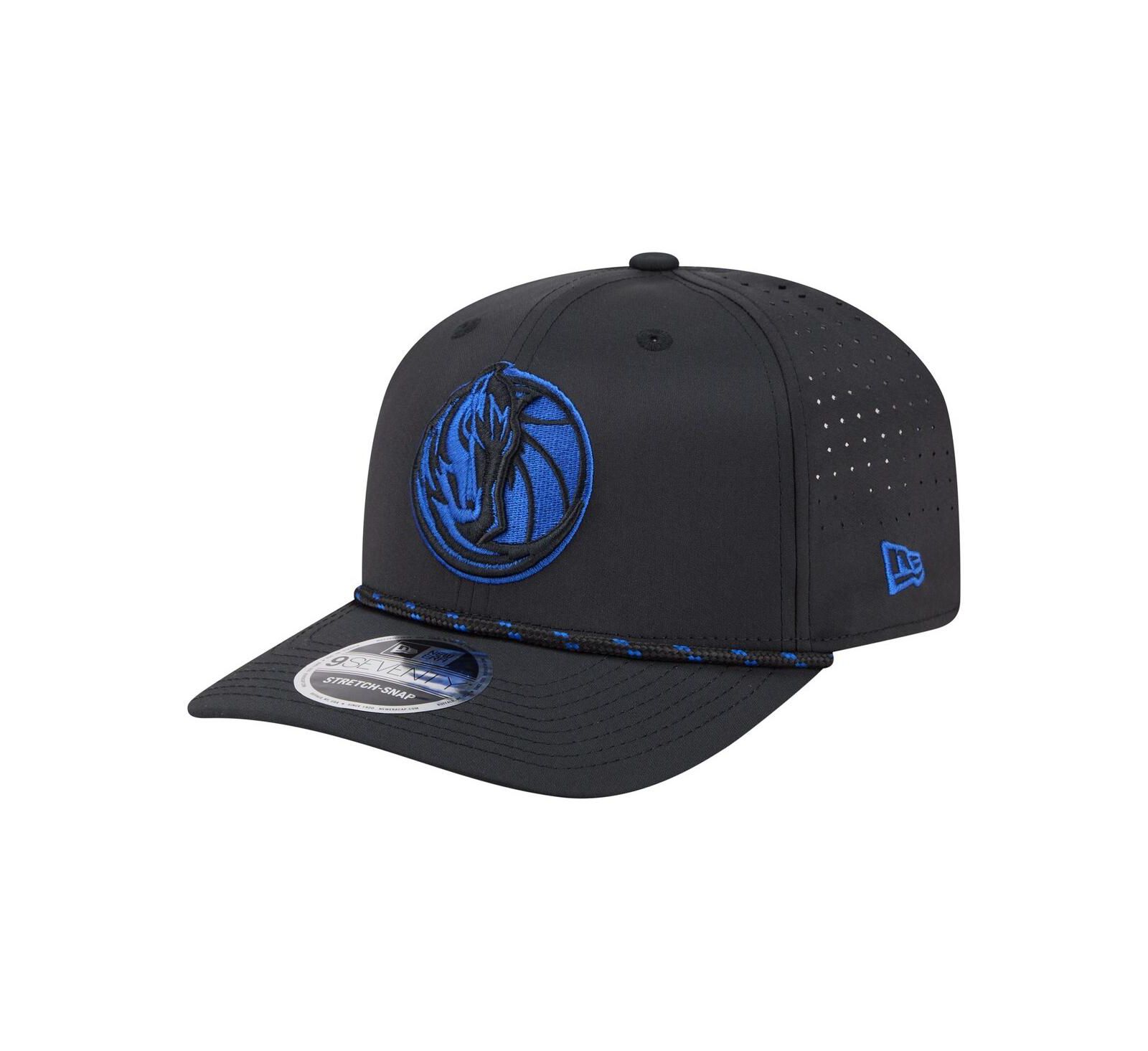 New Era Мужская кепка Dallas Mavericks Black Sport Rope Vented Stretch-Snap 9SEVENTY