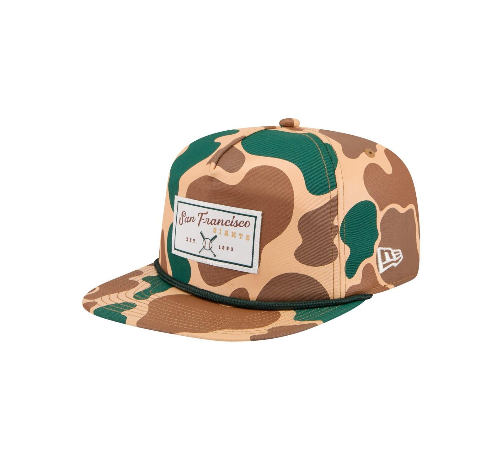 New Era Мужской Camo San Francisco Giants Duck 19TWENTY Adjustable Hat