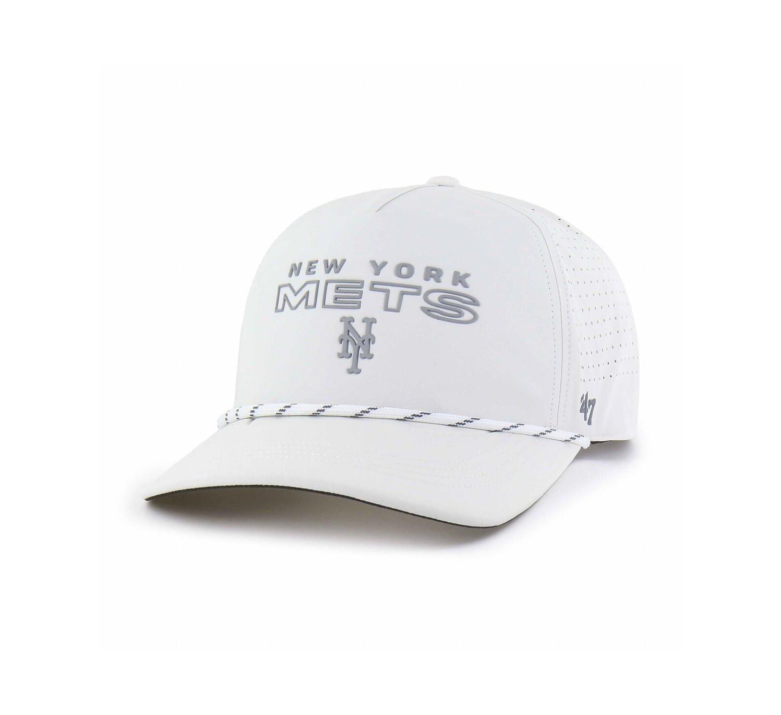 '47 Brand Men's White New York Mets Forward Vault Hitch Adjustable Hat