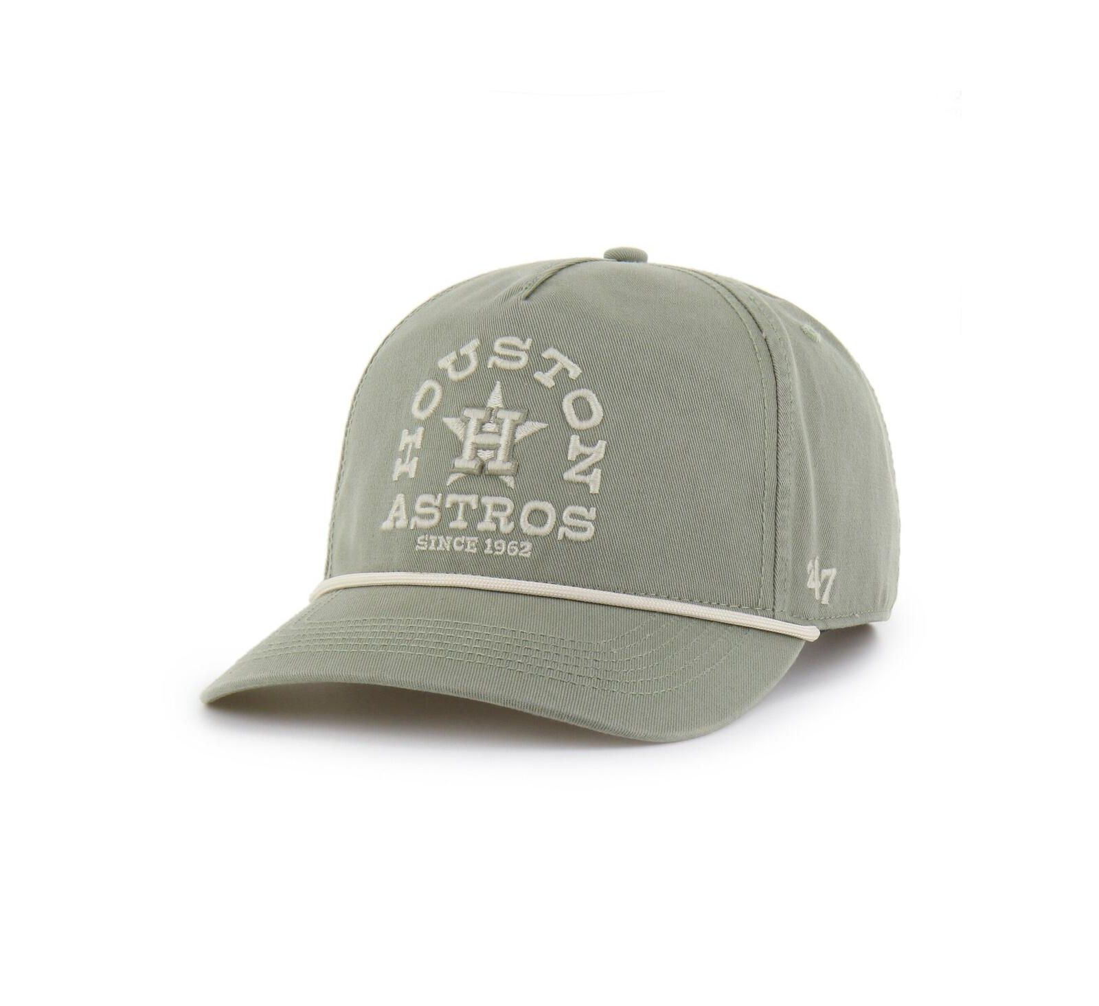 '47 Brand Men's Olive Houston Astros Canyon Ranchero Hitch Adjustable Hat