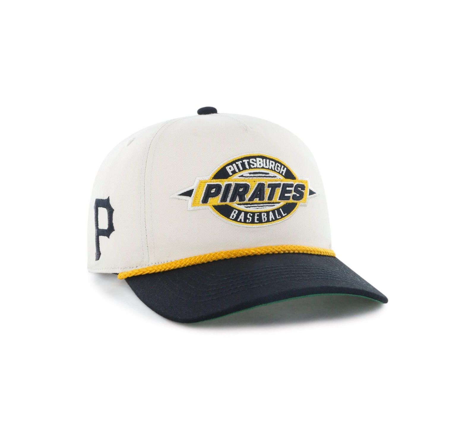 '47 Brand Men's Natural Pittsburgh Pirates Frame Out Hitch Adjustable Hat
