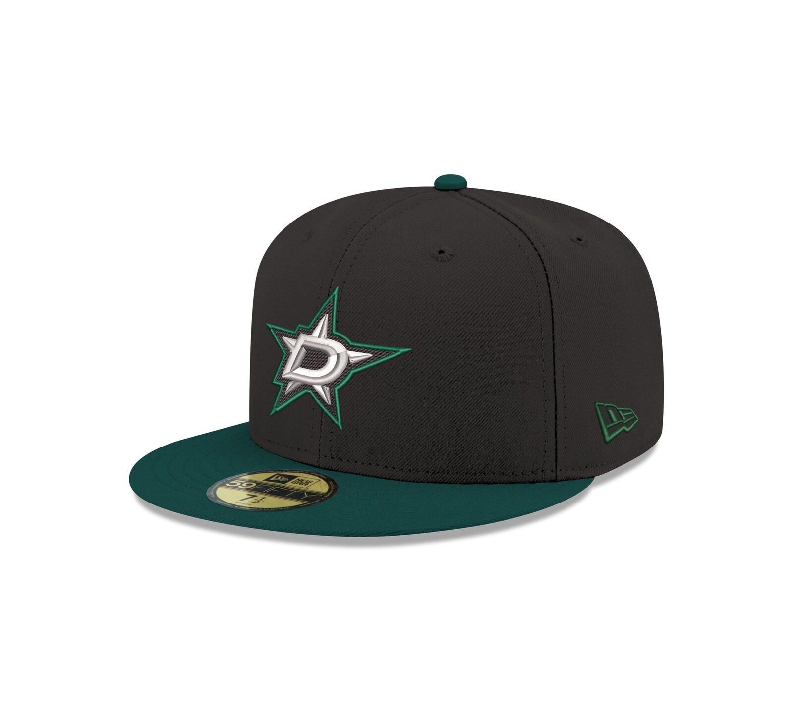 New Era Мужская кепка 59FIFTY Dallas Stars, черная