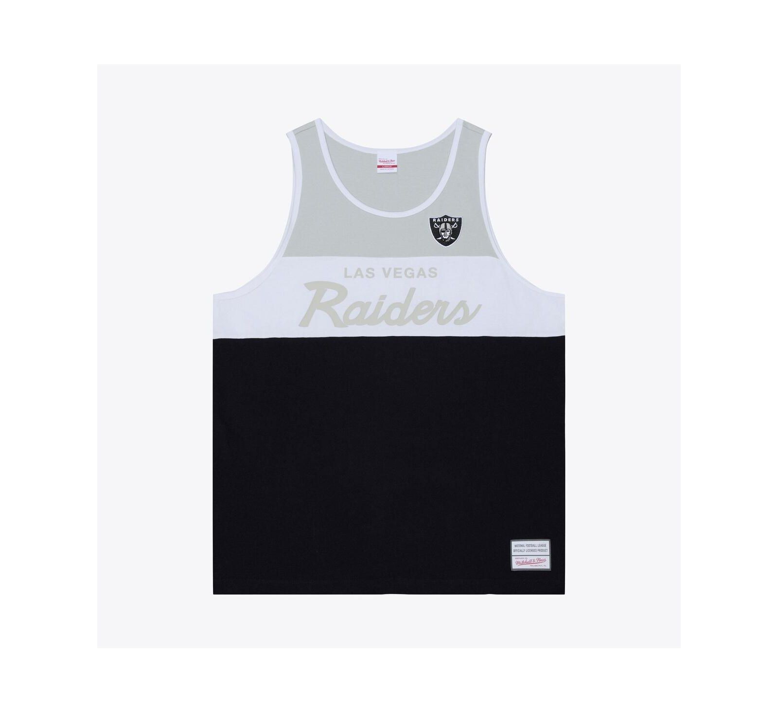 Mitchell & Ness Men's Black/Silver Las Vegas Raiders топ без рукавов Head Coach