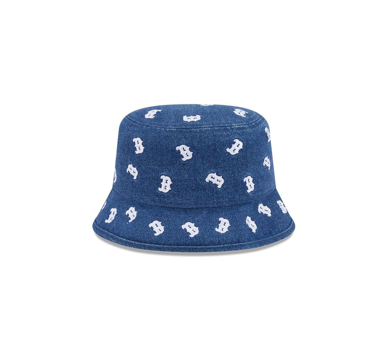 Женская джинсовая панама New Era Boston Red Sox Denim Micro Bucket Hat