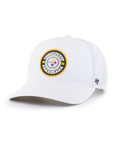 '47 Brand Men's White Pittsburgh Steelers Strand Adjustable Hitch Hat