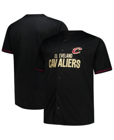 Fanatics мужская джерси Cleveland Cavaliers Black Big & Tall Pop Full-Button