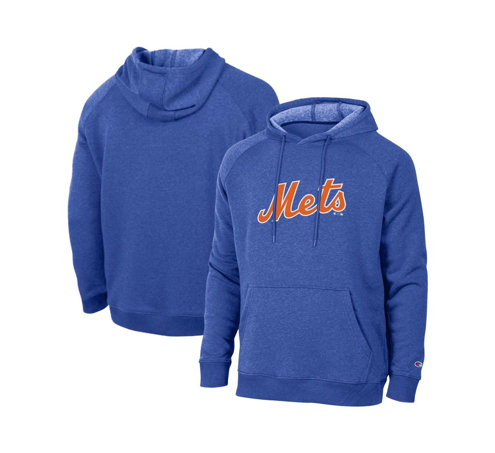 Мужское худи Champion Tri-Blend Raglan Royal New York Mets Triumph