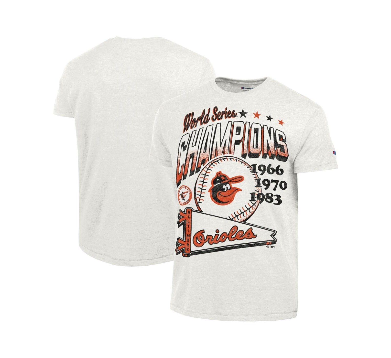 Champion мужская футболка Tri-Blend Baltimore Orioles Winning Tradition Cooperstown белая