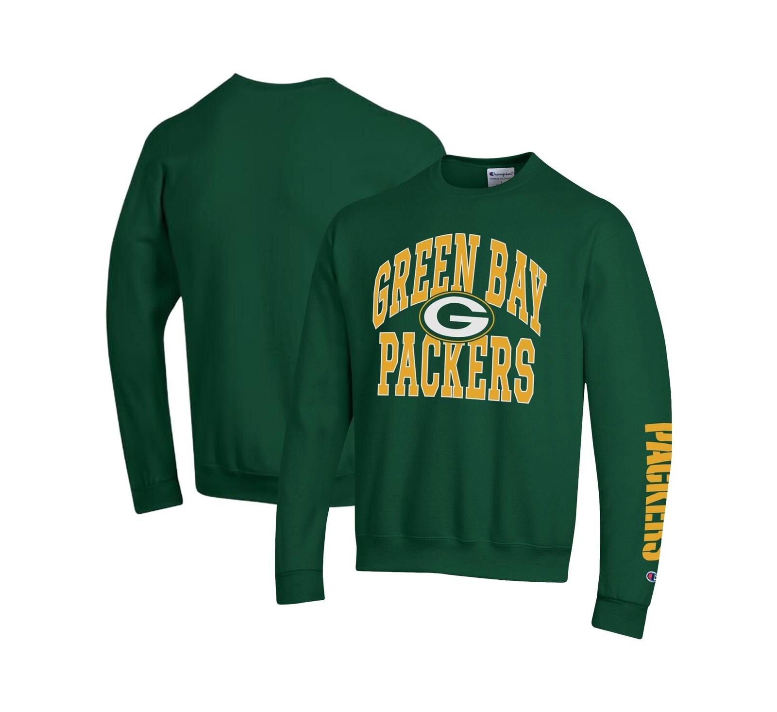 Мужская флисовая толстовка Champion Green Bay Packers Powerblend