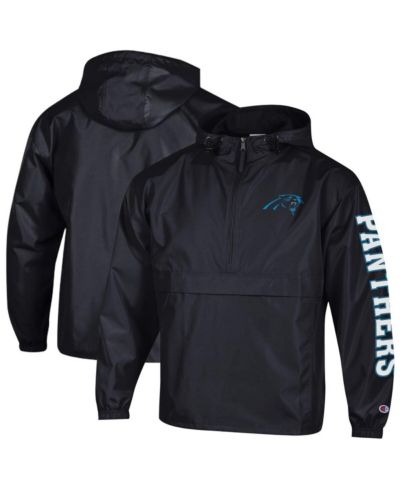 Мужская ветровка Champion Carolina Panthers Packable Hooded Half-Zip