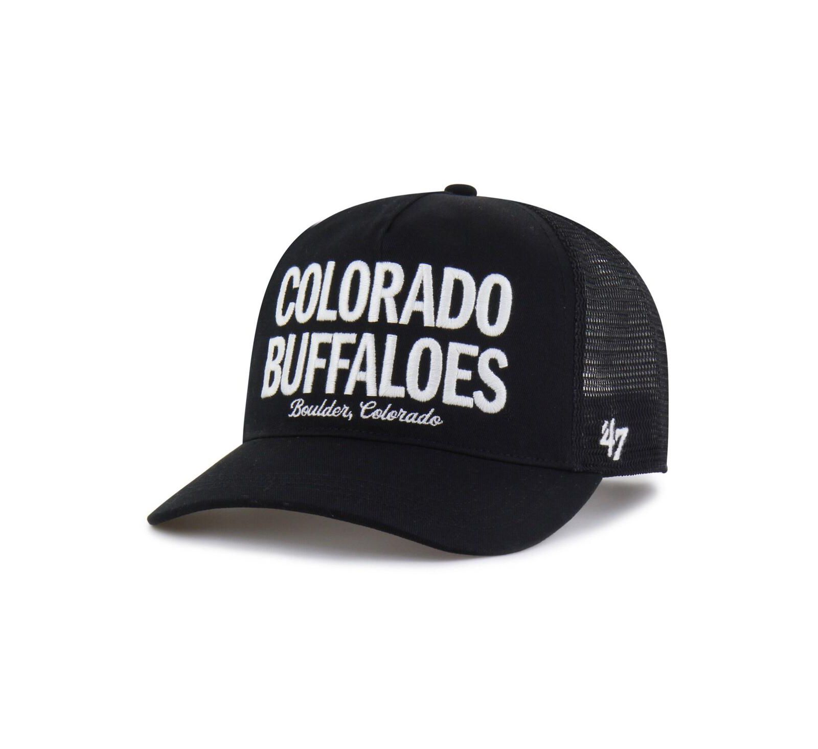 Мужская кепка '47 Brand Colorado Buffaloes Contemporary Hitch Trucker Adjustable Hat, черная