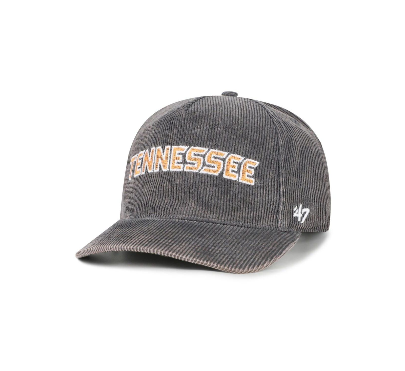 '47 Brand Men's Gray Tennessee Volunteers Reclaim Snow Wash Corduroy Hitch Adjustable Hat