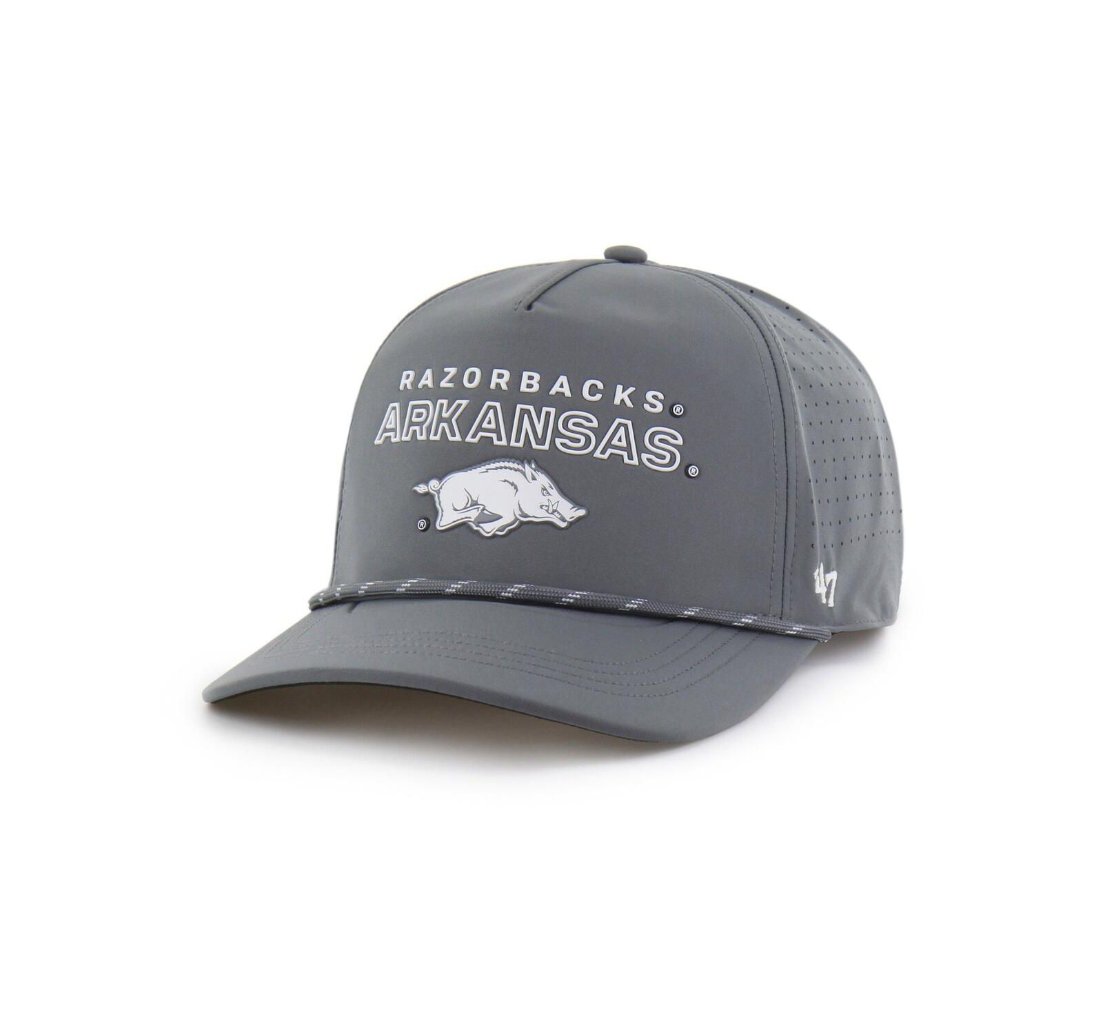 '47 Brand Men's Gray Arkansas Razorbacks Forward Vent Hitch Rope Adjustable Hat