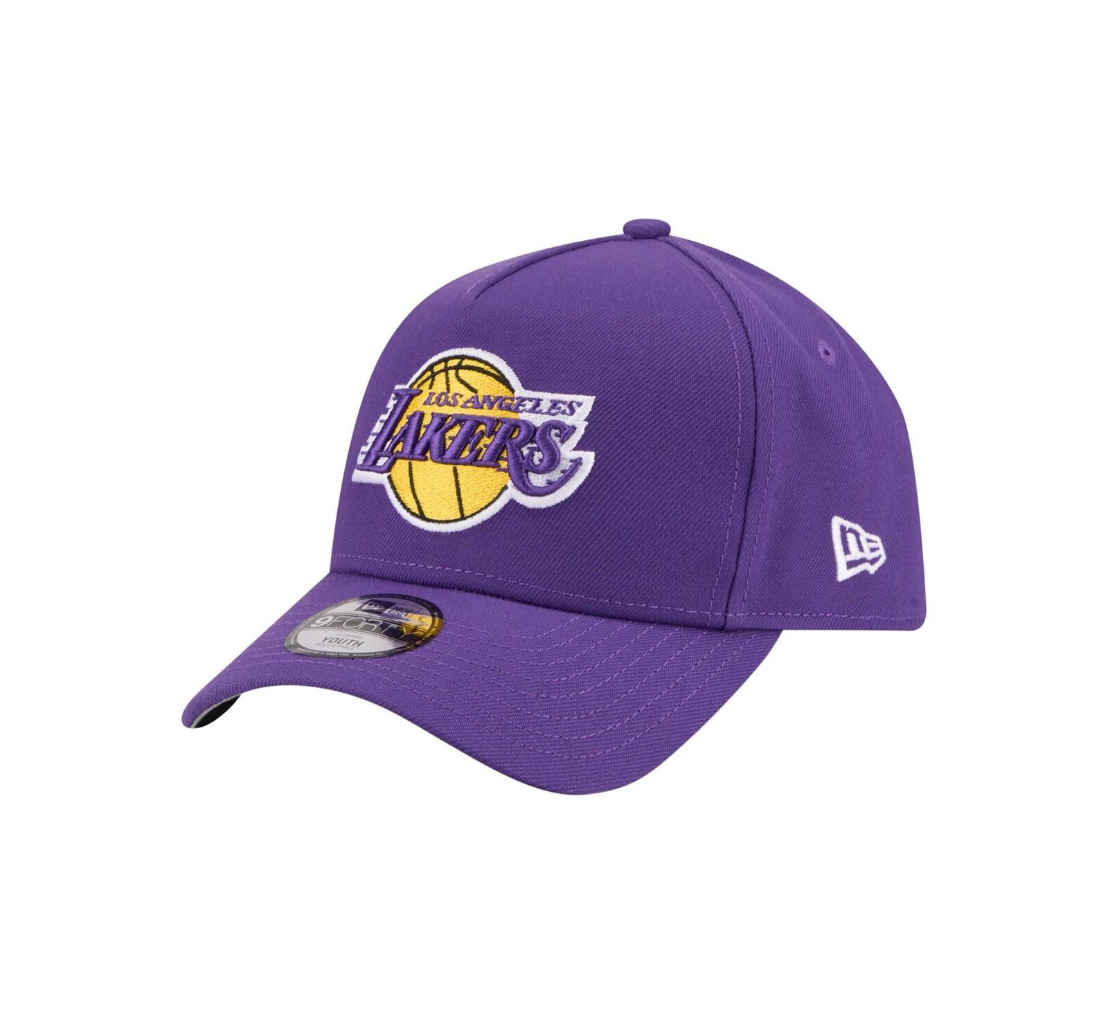 Регулируемая кепка New Era Los Angeles Lakers 9FORTY A-Frame для мальчиков и девочек