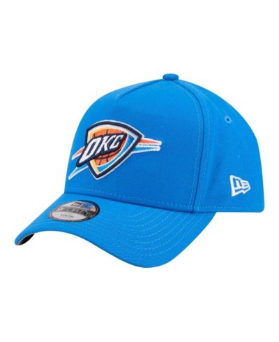 New Era Big Boys and Girls Blue Oklahoma City Thunder 9FORTY A-Frame Adjustable Hat