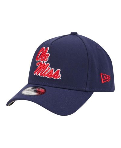New Era Регулируемая кепка 9FORTY A-Frame для мальчиков и девочек, темно-синий Ole Miss Rebels