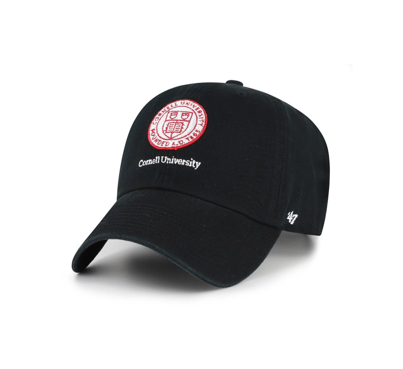 Мужская регулируемая кепка '47 Brand Black Cornell Big Red Clean Up