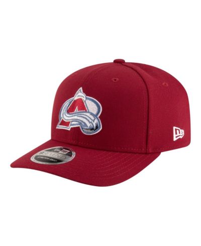 New Era Men's Burgundy Colorado Avalanche 9SEVENTY Stretch-Snap Adjustable Hat