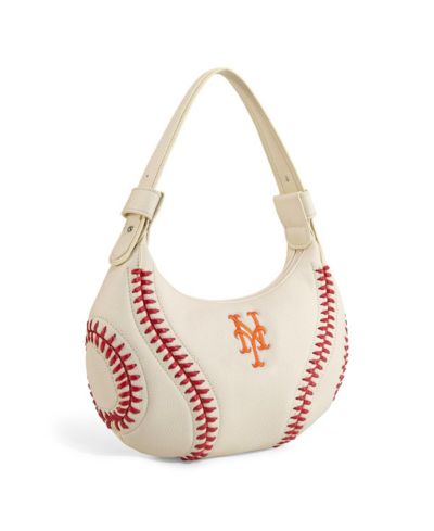 Сумка Montana West New York Mets Beige Shoulder Hobo Bag