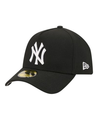 New Era Men's Black New York Yankees A-Frame 59FORTY Fitted Hat