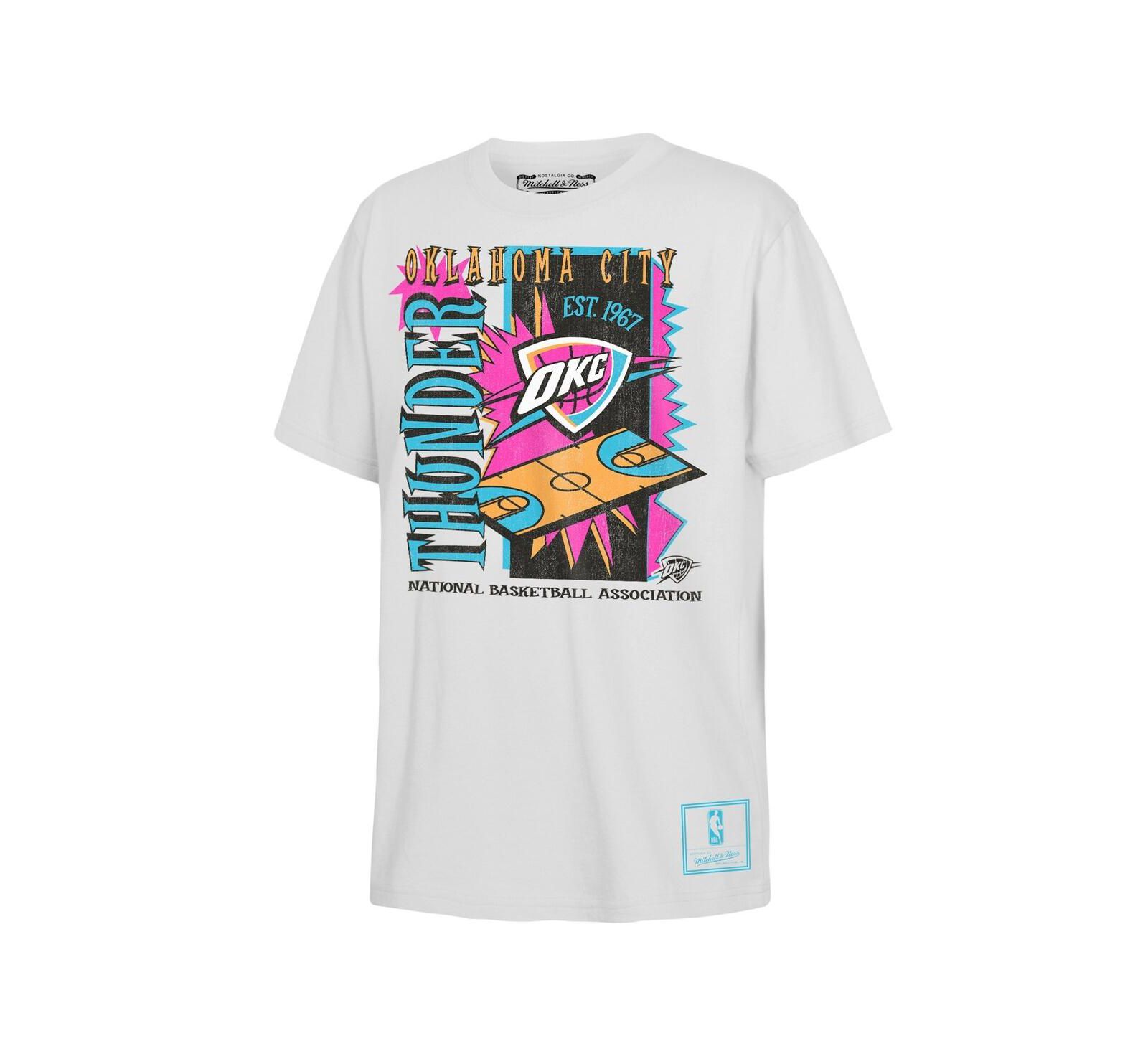 Детская футболка Mitchell & Ness Oklahoma City Thunder Neon Court Shock