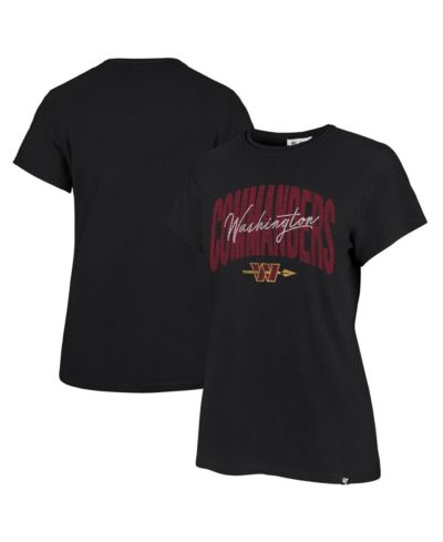 '47 Brand Women's Black Washington Commanders Muse Frankie T-Shirt