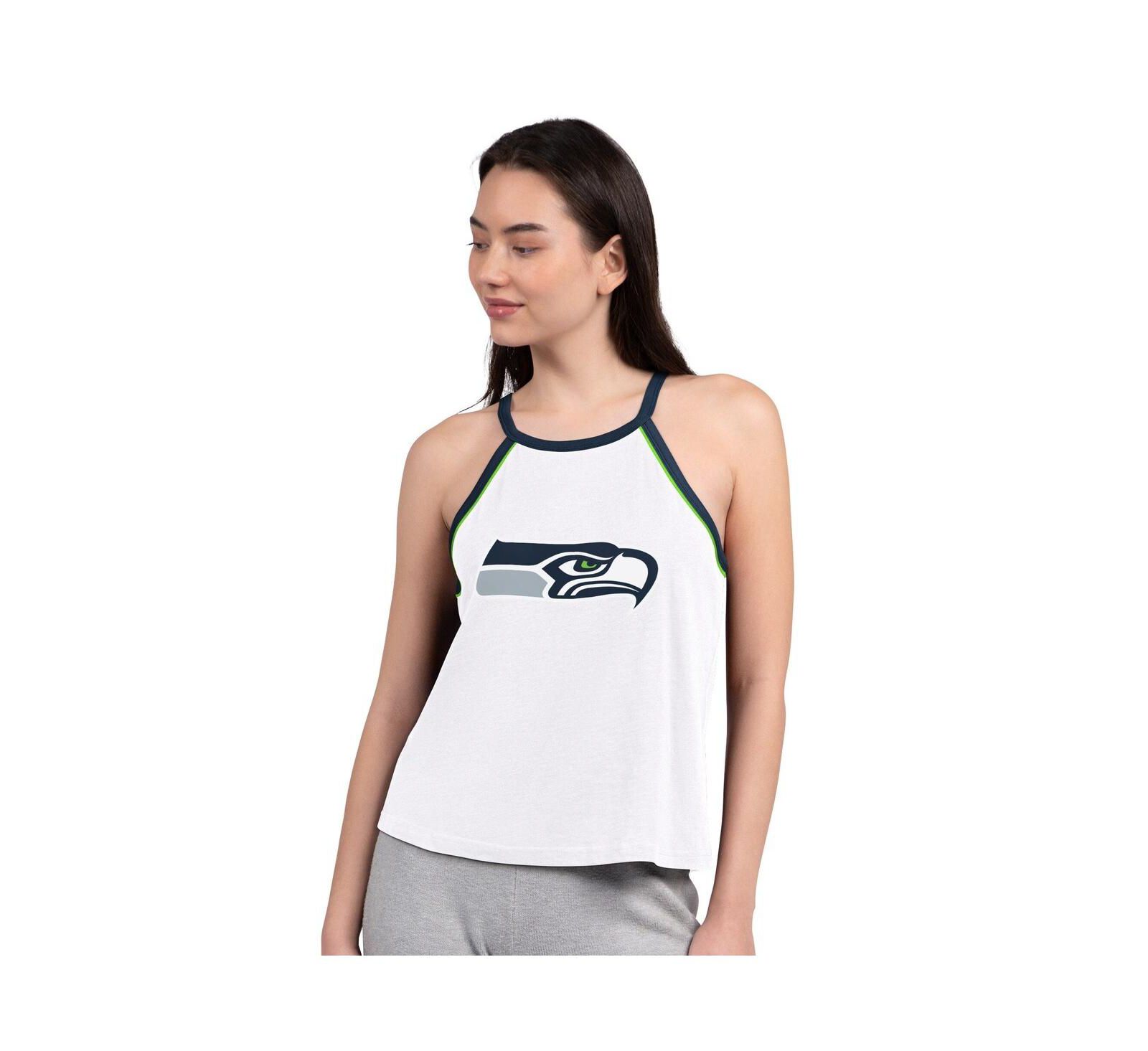 G-III 4Her by Carl Banks Женский топ-майка Seattle Seahawks Redemption Win Slub, белый