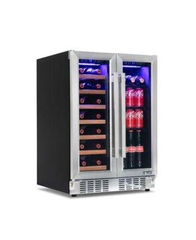 Винный шкаф Newair 24" Stainless Steel Dual-Zone, встроенный или напольный