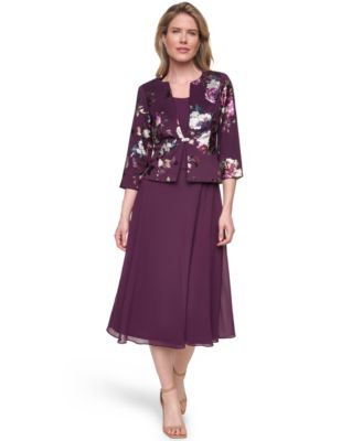 Jessica Howard Petite Removable Jacket & Sleeveless Dress, 2-Piece Set
