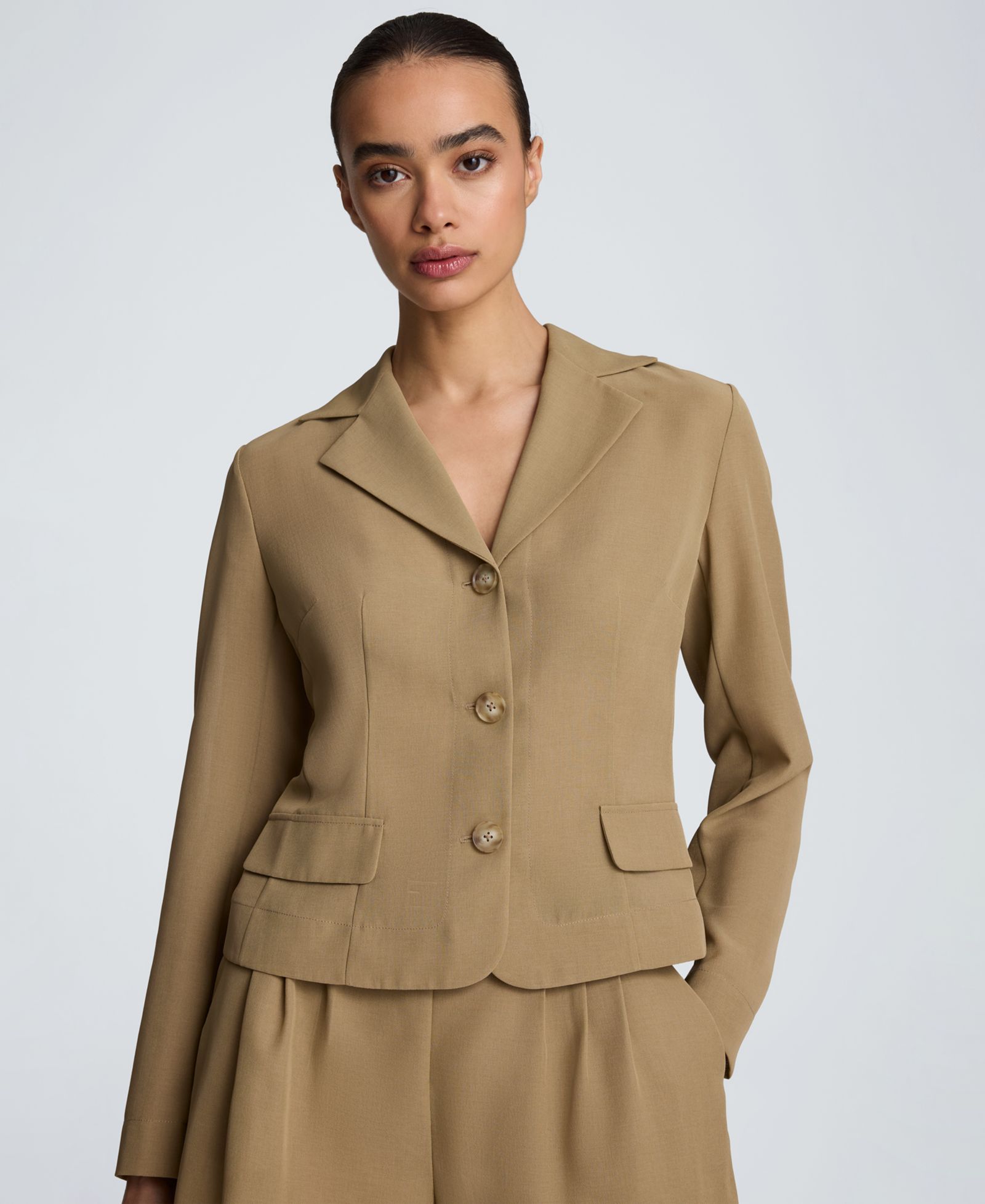 Женский блейзер Kenneth Cole Notch Collar Blazer