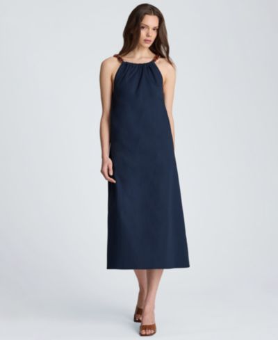 Kenneth Cole Women's Halter Neck Midi Dress