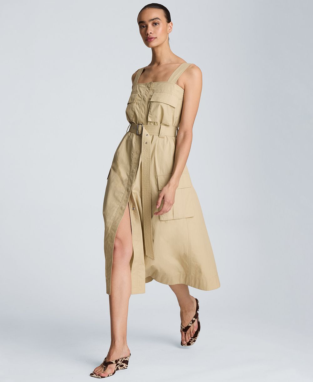 Kenneth Cole Women's Cargo Midi Dress