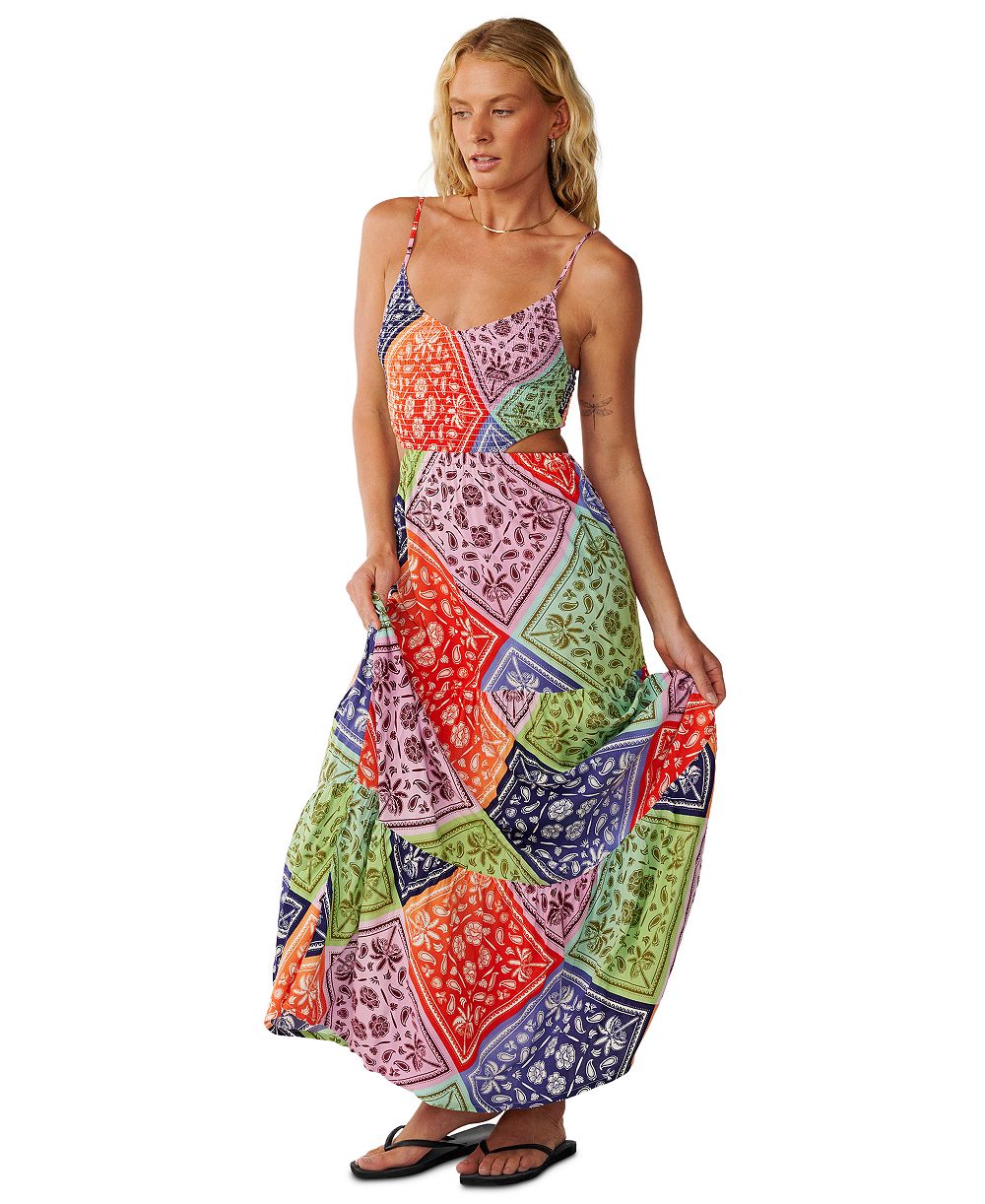 Rip Curl Women's Bossa Nova Floral-Print Sleeveless Maxi Dress