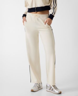 GUESS Women's Hoshi Side-Band Straight-Leg Jogger Pants