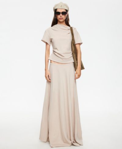 Lioness Women's Linen Halcyon Zippered Maxi Skirt