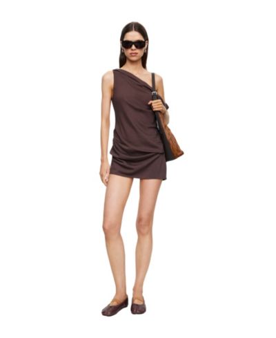 Lioness Women's Linen Asymmetric One-Shoulder Mini Dress