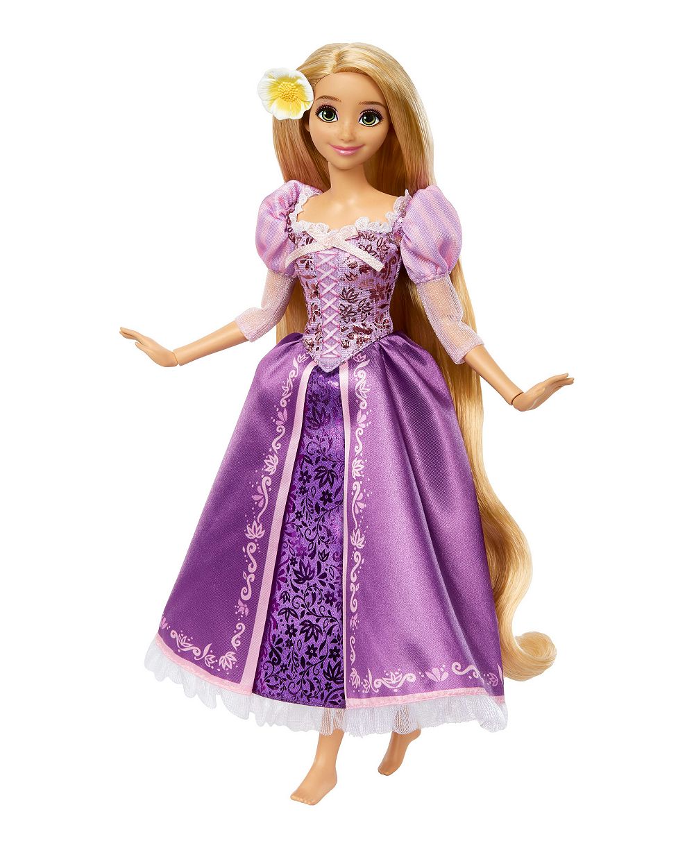 Кукла Disney Princess Рапунцель 13" с блестящим нарядом, съемным платьем и аксессуаром для волос, от 4 лет