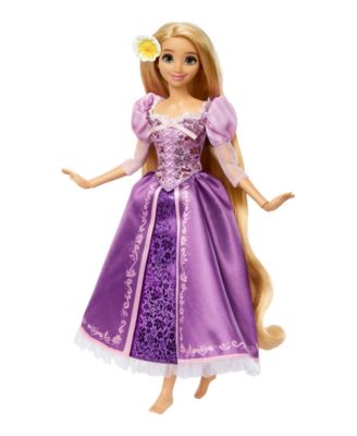 Disney Princess Rapunzel 13" Sparkling Fashion Doll with Removable Dress & Hair Accessory, Ages 4+