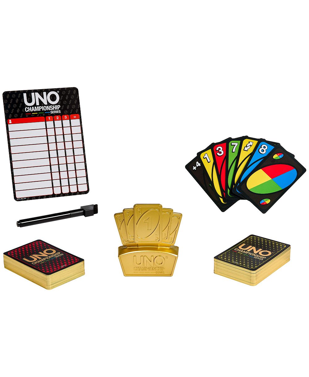 Mattel UNO Championship Series Турнирный набор из 224 карт, для детей от 7 лет