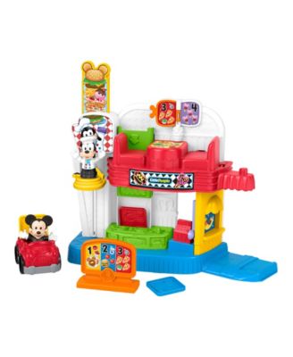 Fisher Price Mickey and Goofy Silly Sounds Игровой набор Diner, 7 Pieces